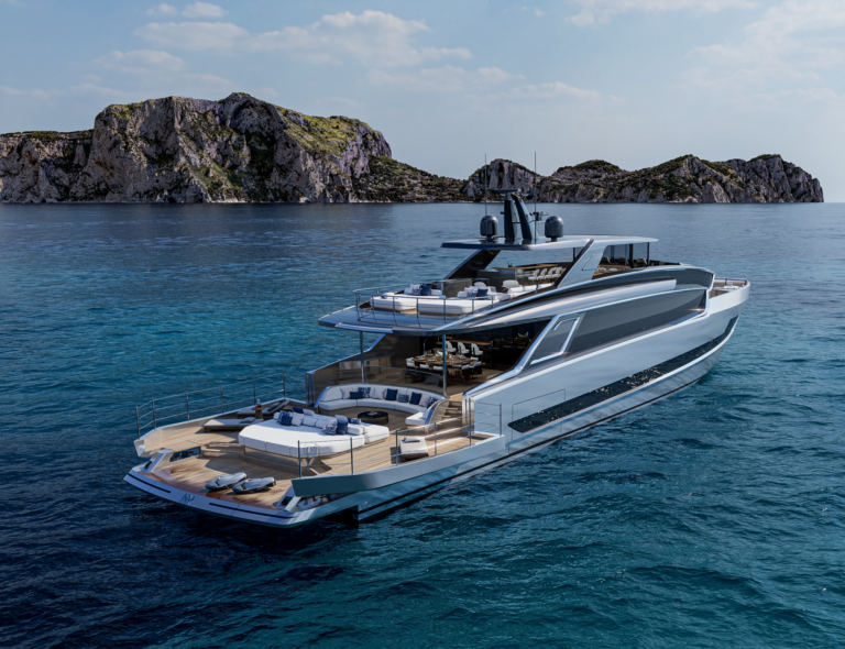 ISA VIPER 130 ft – HULL NO. 2 UNDER CONSTRUCTION ON SPEC